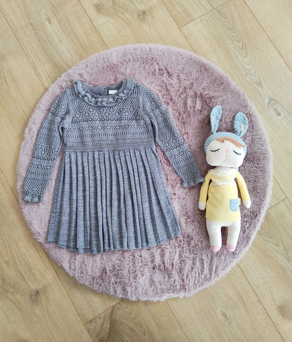 Sukienka next ze srebrną nitką 98