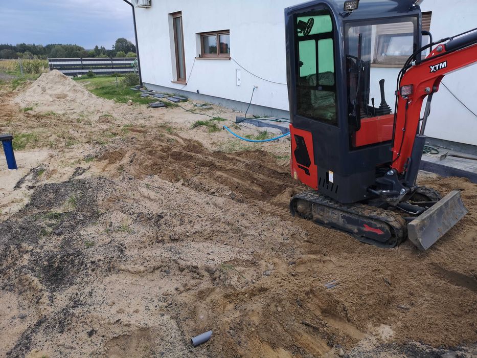 Wynajem minikoparki bez operatora, DOWIEZIEMY na miejsce, PRZESZKOLIMY szybko, ekonomiczne spalanie