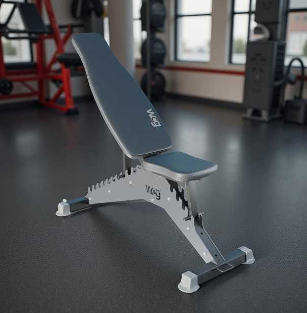 Лавка для жима штанги гантель B600 черная Скамья жиму Лава Тренажер