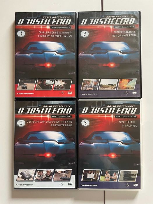 Lote 4 DVDs O Justiceiro