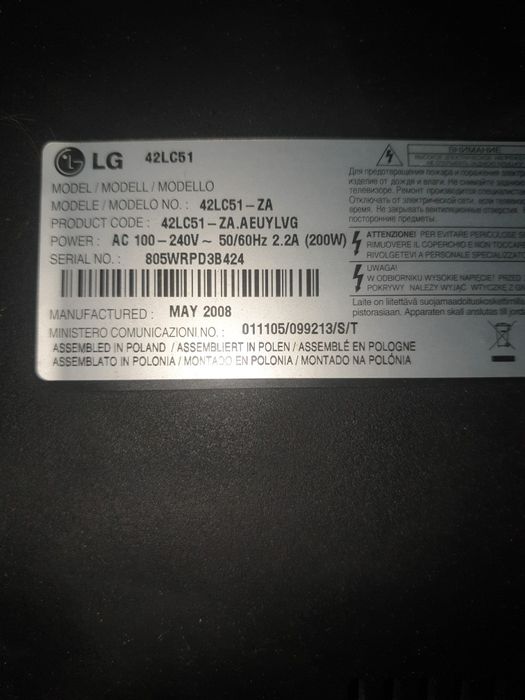 Telewizor LG 42lc51