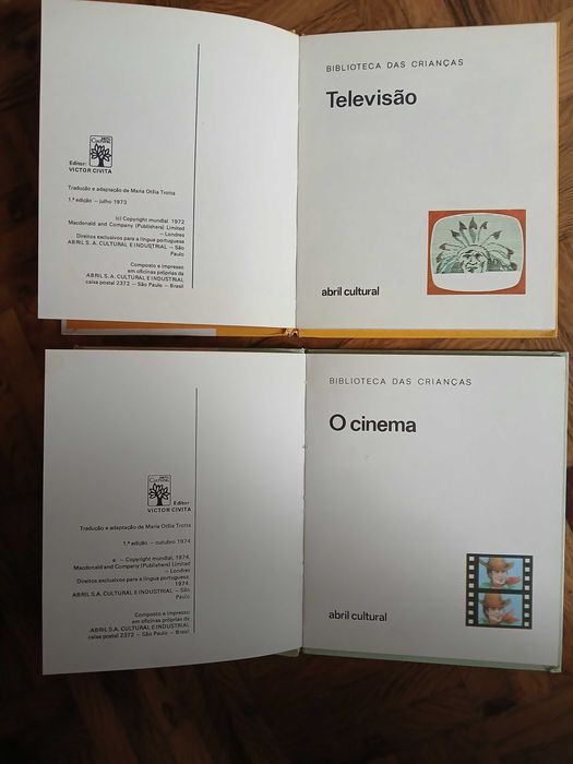 Livros infanto/juvenis - animais, cinema e televisão