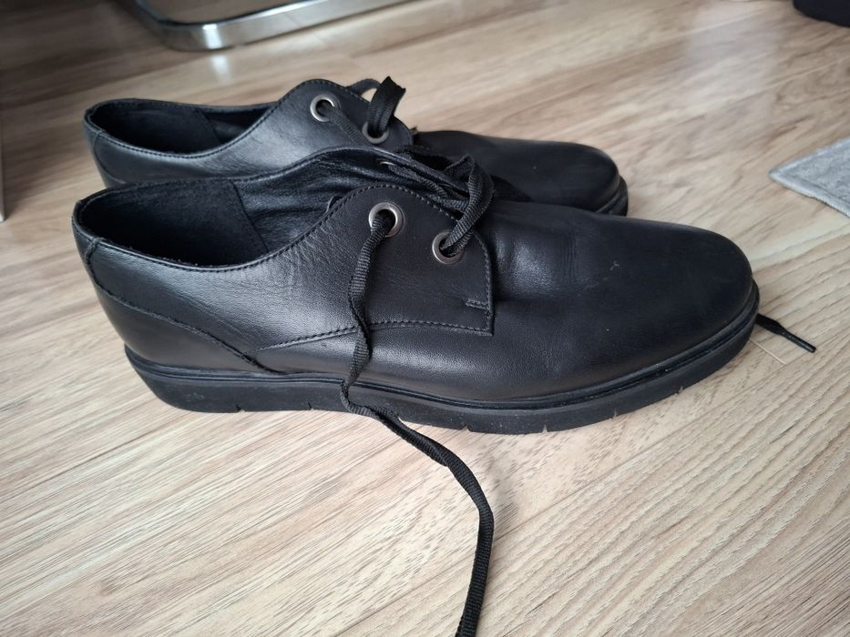 Pantofle półbuty skórzane damskie Lasocki