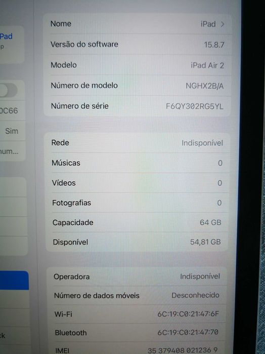 Apple iPad Air 2 (Wi-Fi + 3G) A1567