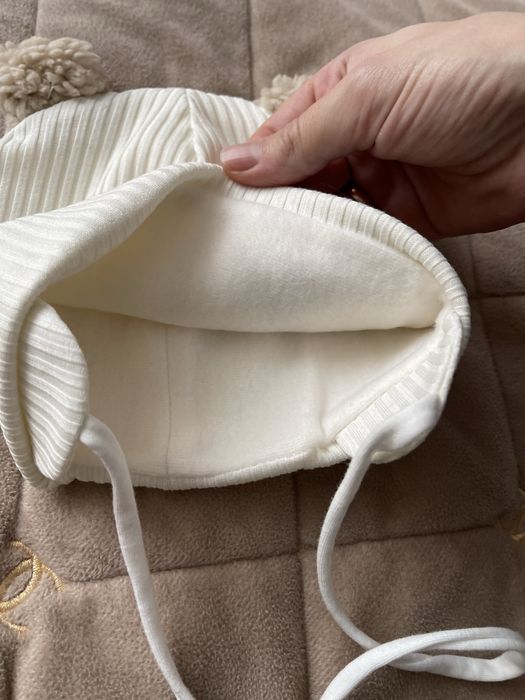 Нова шапочка !осінь-зима 0-4 місяці