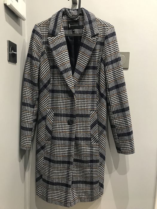 Płaszcz w kratkę Carry r. XS