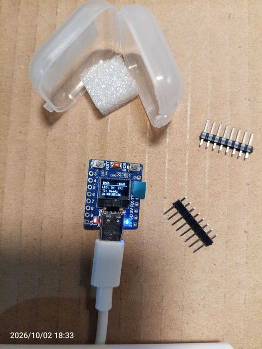 Плата розробки ESP32-C3 із 0,42-дюймовим модулем OLED