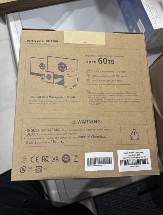 UGREEN NASync DH2300 2-bajowy NAS, 4GB RAM