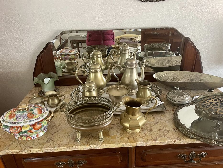 Conjunto de peças decorativas