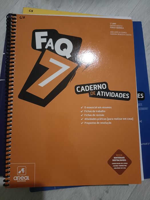 Cadernos de fichas 7 ano