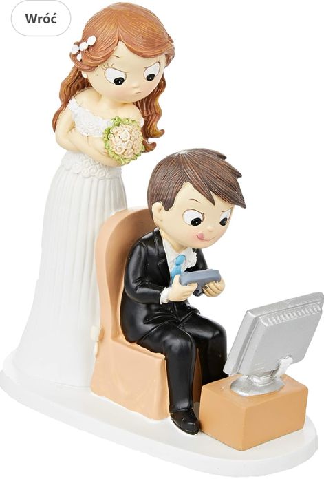 Figurki na tort weselny