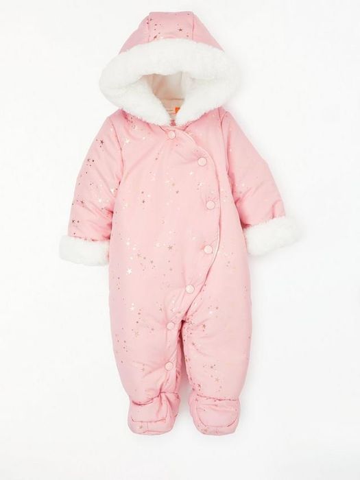 Зимовий комбінезон John Lewis, ніжно рожевий, 6-9 місяців