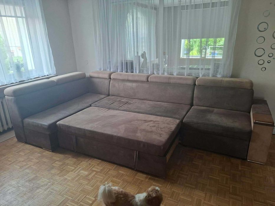 Narożnik z funkcją spania – 350 × 180 cm