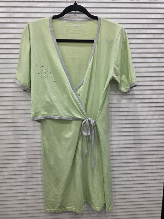 Koszula nocna ciążowa i do karmienia krótki rekaw Taro wiązana rozm. M