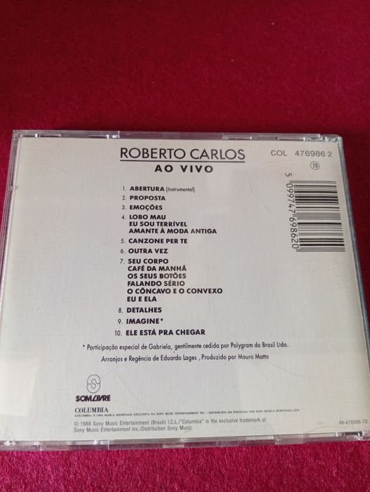 CD audio Roberto Carlos