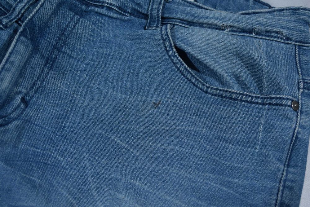 Jeansowe spodenki szorty Calvin Klein Jeans Rozmiar 38 (W38) XL-XXL Bawełna Elastan