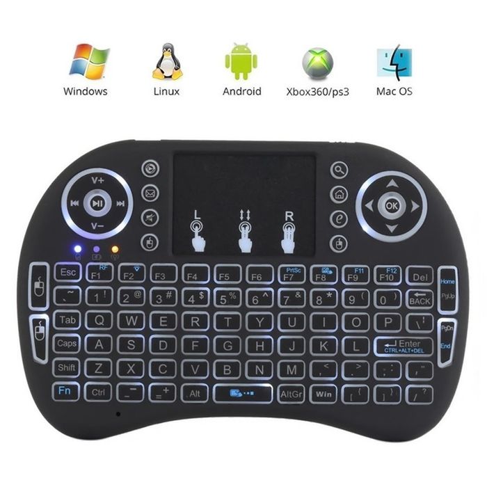 Teclado luminoso para qualquer sistema operativo.