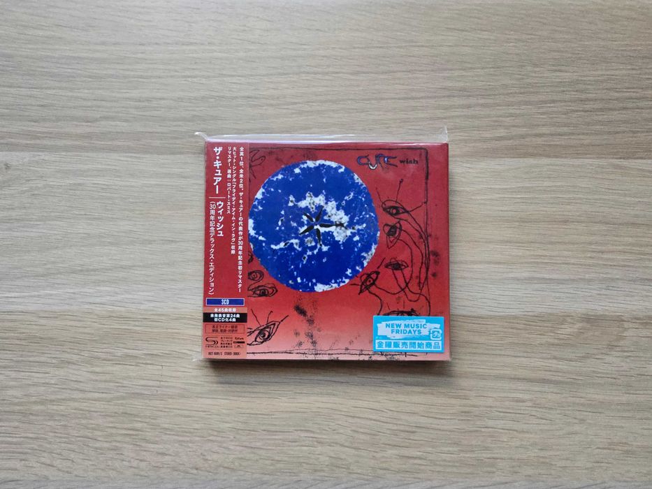 THE CURE Wish 30th Anniversary Deluxe Edition 3 SHM-CD JAPAN FOLIA
