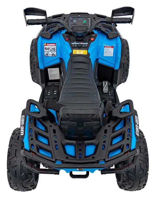 Quad na akumulator dla dzieci Can Am Outlander ATV z pilotem Niebieski