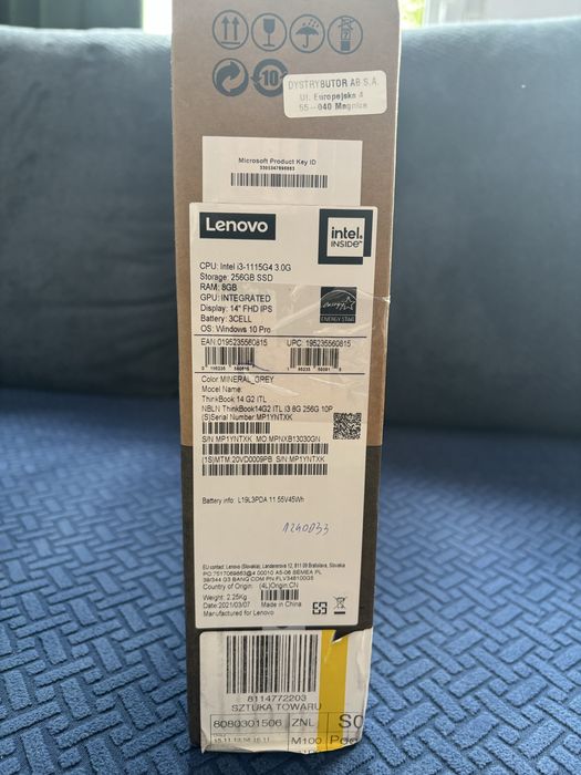 Laptop Lenovo Thinkbook 14'