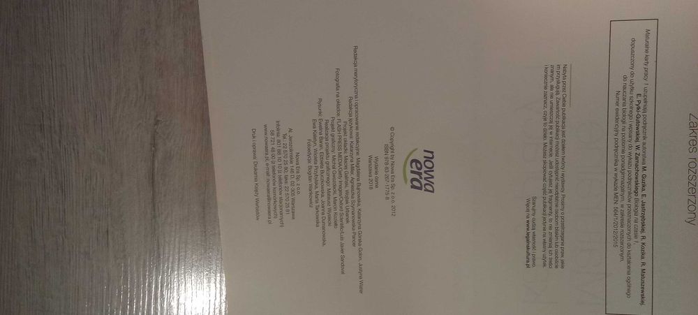 Maturalne karty pracy 1 Biologia na czasie zakres rozszerzony Nowa Era