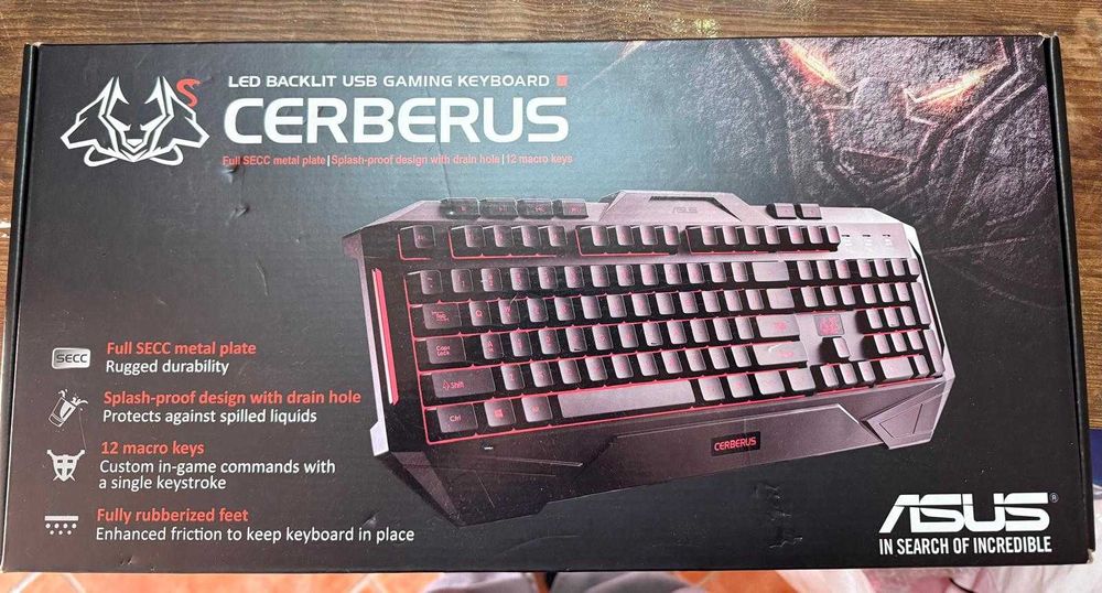 Teclado Gaming Asus Cerberus PT