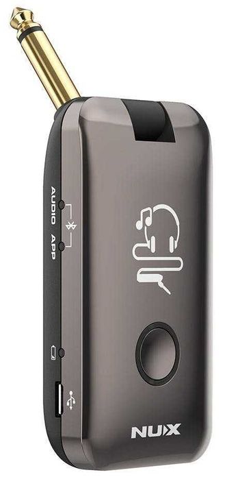 Amplificador de headphones de guitarra - NuX Mighty Plug - como Nova