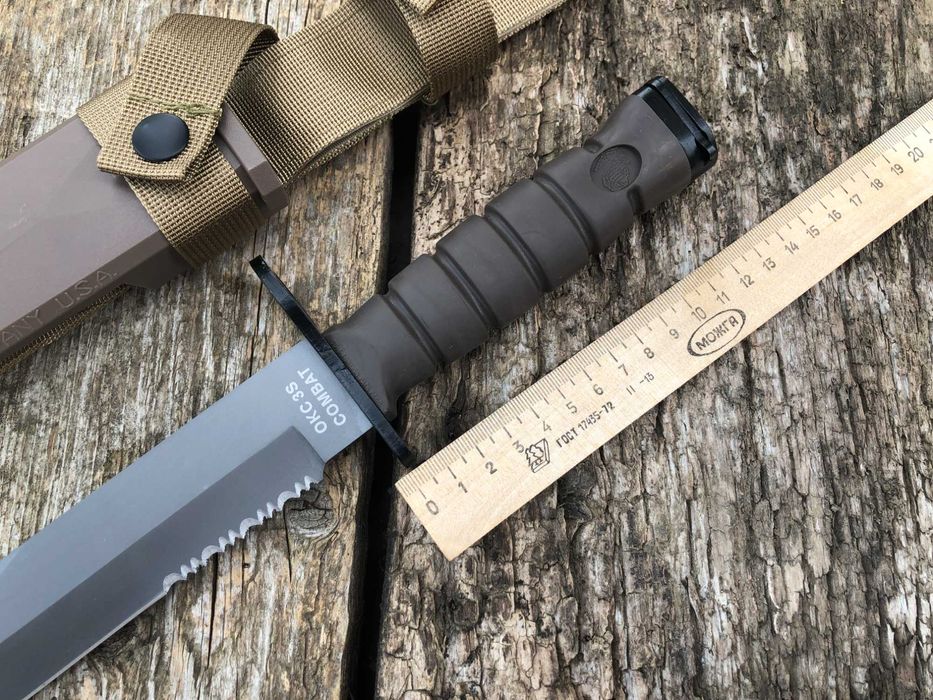 Штык нож Ontario OKC 3S Bayonet Combat, Тактический нож М9 код 84: 1 ...