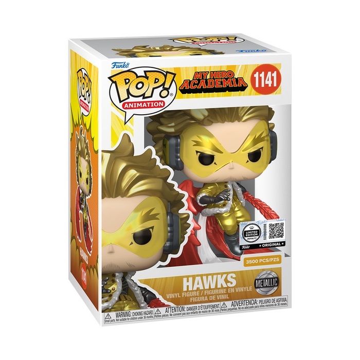 Funko POP Figure Hawk 1141 My Hero Academia Limitada 3500 unidades