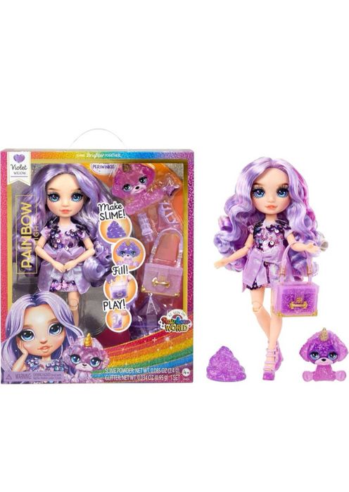 Лялька Рейнбоу Хай Віолетта зі слаймом Rainbow High Violet Slime