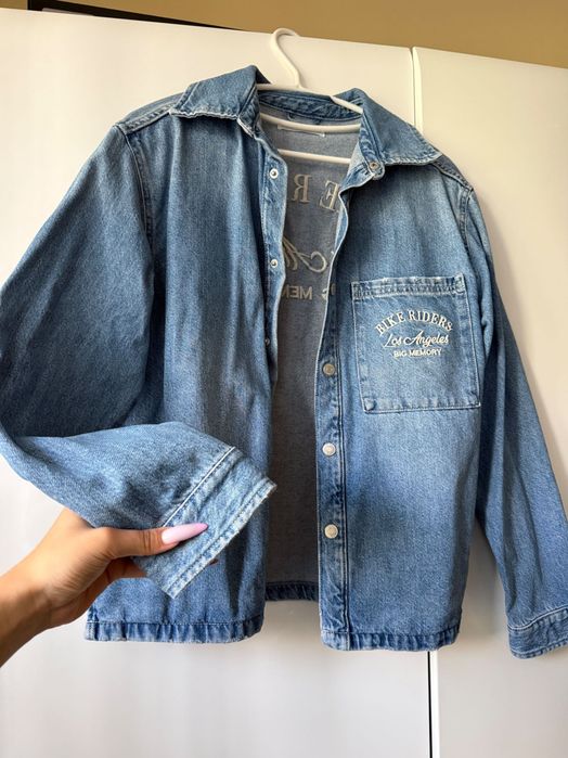 Хлопчача джинсовка Zara джинсова сорочка