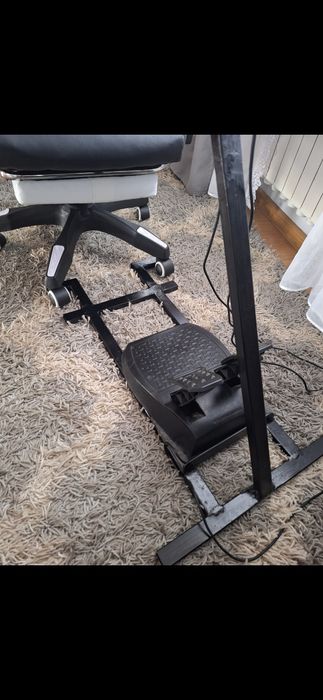 Xbox one + kierownica + uchwyt do kierownicy