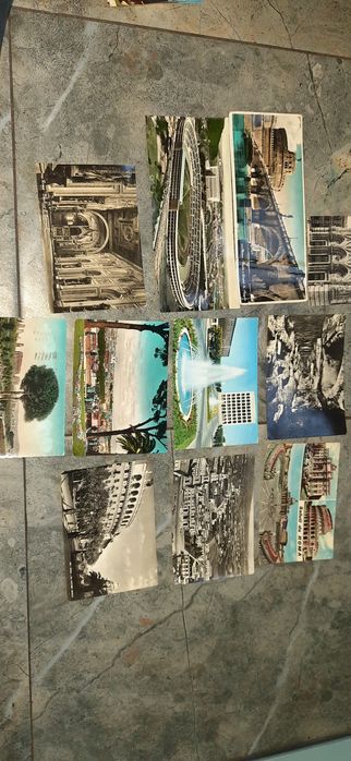 Stare pocztówki Rzym, Włochy lata 50te, 60te