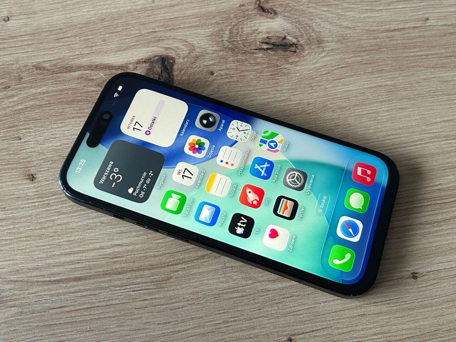 iPhone 15 128GB Czarny Black 16 Ładny stan + etui