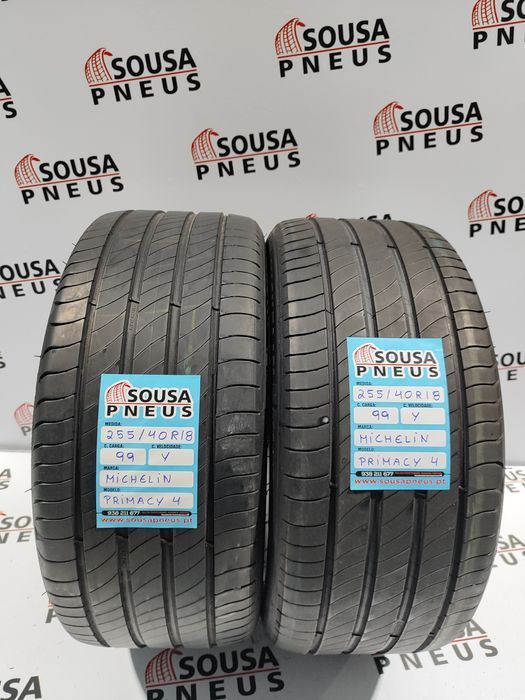 2 pneus semi novos 255-40R18 Michelin Primacy 4 99V  - Oferta dos port