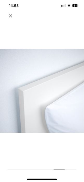 Łóżko Ikea Malm 120x200 kolr biały