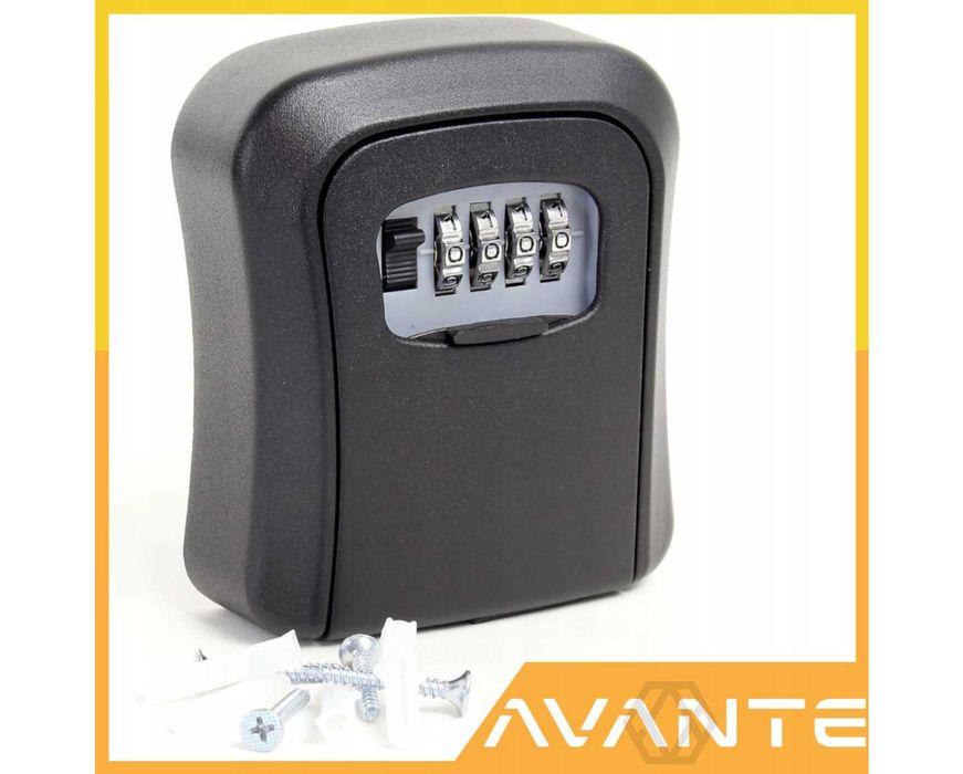 Metalowy Sejf Ścienny na Klucze Skrzynka Szafka Schowek Booking BnB