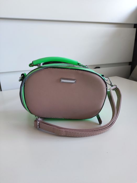 Torebka damska dwukolorowa