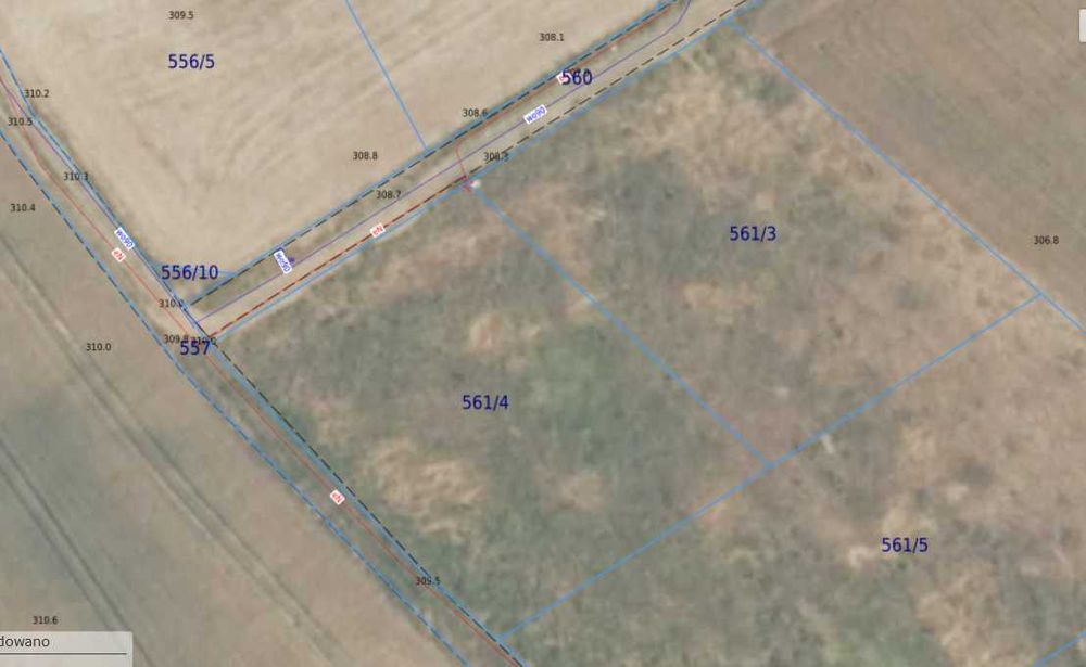 Działka budowlana Lutomia Górna uzbrojona Okazja 1500m2.