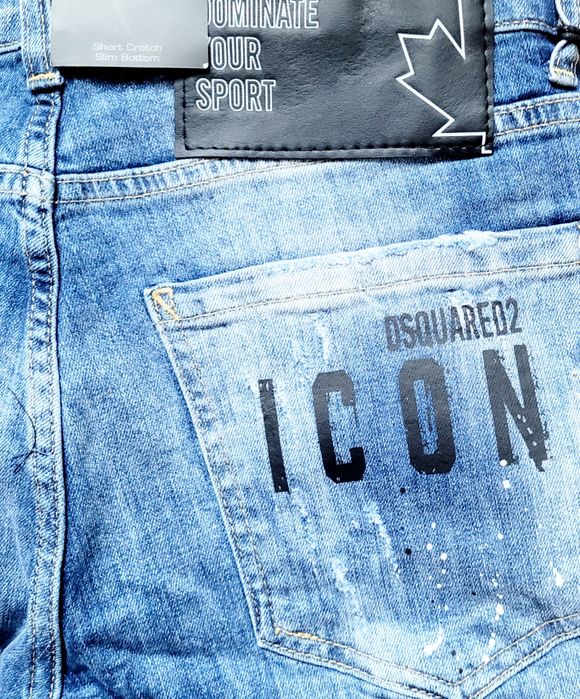 Dsquared2 Spodenki męskie Jeans Icon  roz.46 Wyprzedaż