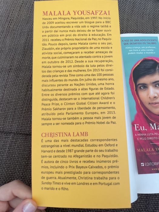 Livro “Eu, Malala”