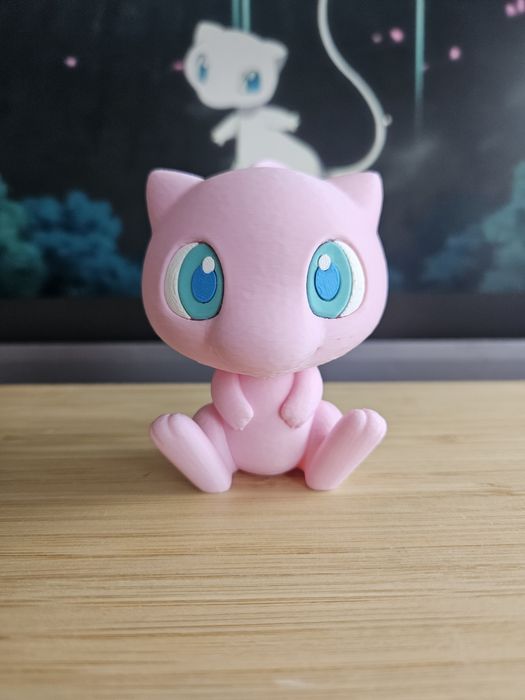 Mew estilo Chibi impressão 3D