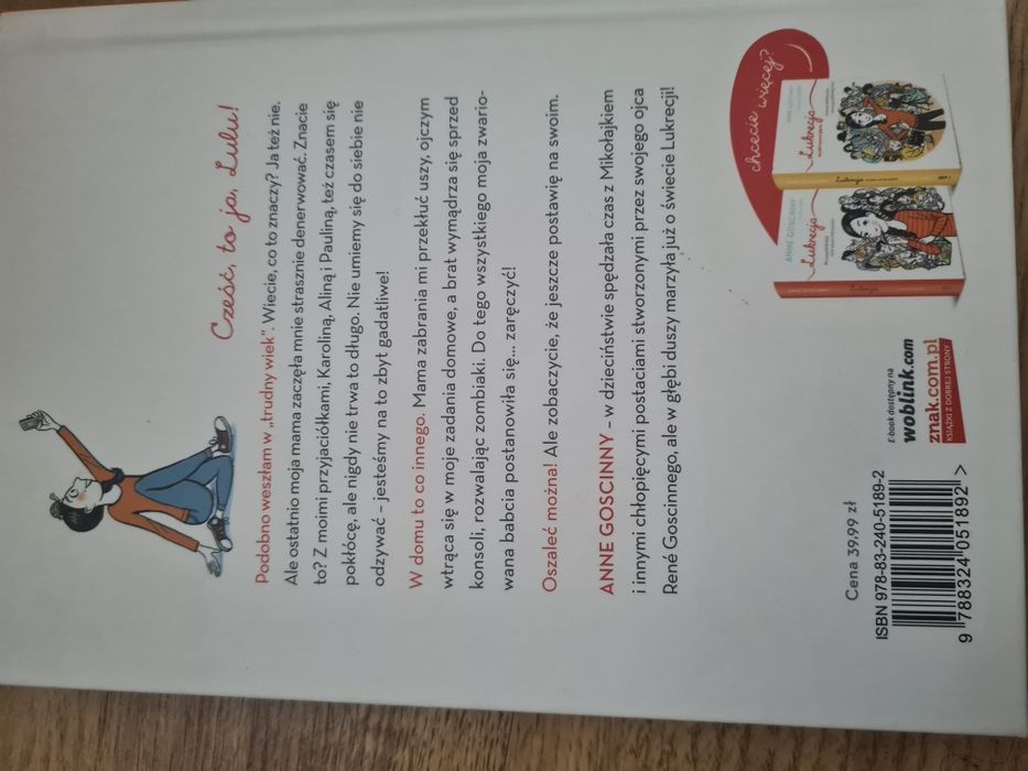 Książka " Lukrecja" Anne Gościnny stan IDEALNY