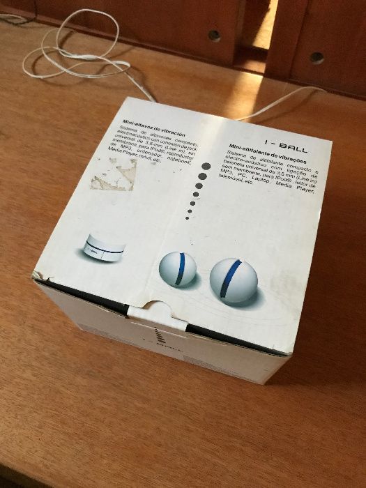 Coluna áudio por vibração I-Ball