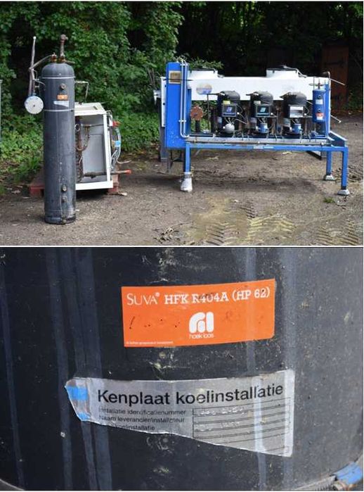 Unidade de resfriamento operacional para câmara fria