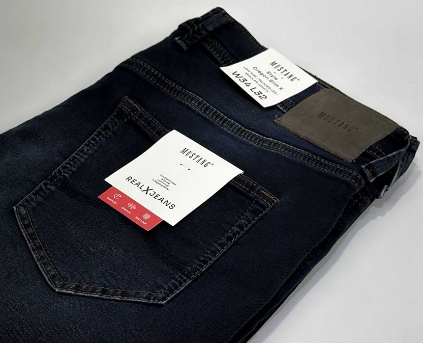 Spodnie męskie jeansy Mustang Oregon Slim K Rockport 803 W36 L30