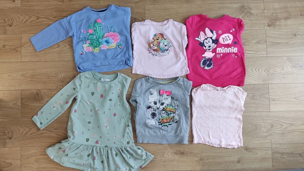 Bluza z długim rękawem, swetry 104 110
