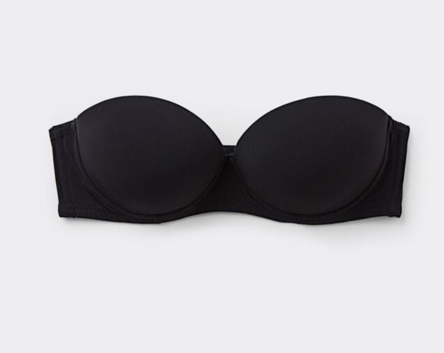 Nowy czarny biustonosz opaska Tezenis Madrid