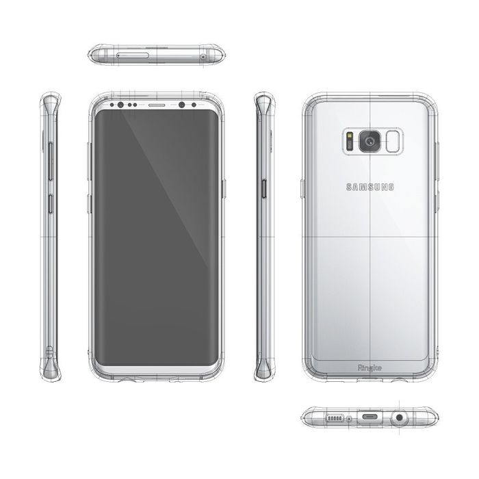 Etui Rearth Ringke do Samsung Galaxy S8+ Fusion Smoke Black