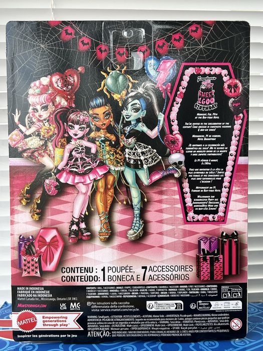 Монстер Хай Купідон Астерія Лялька Monster High Scary Sweet Birthday Cupid Asteria